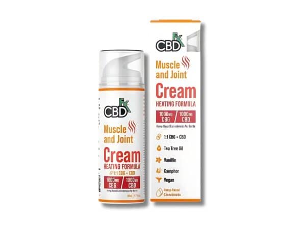 CBG+CBD Cream for Muscle & Joint Heating Formula