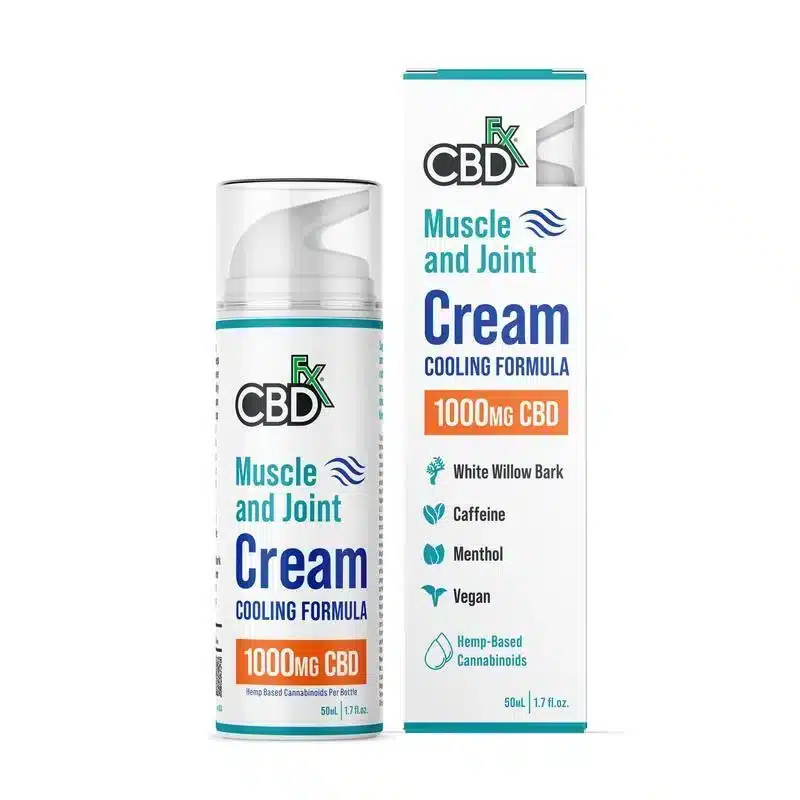 CBD Cream For Muscle & Joint: Cooling Formula 1000mg & 3000mg